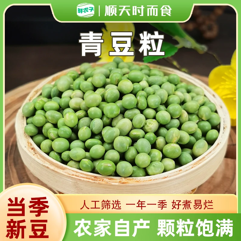 东北农家青豆干货新鲜青仁五谷杂粮煮粥打豆浆粗粮