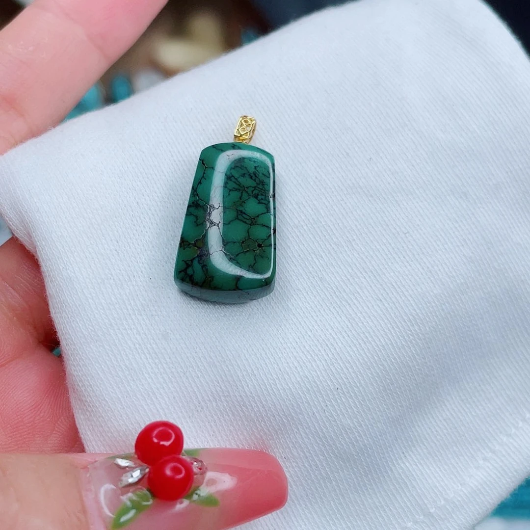 绿松石18K金镶嵌绿松石