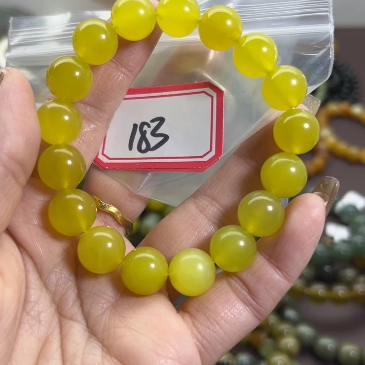 蛇纹石玉未镶嵌手链