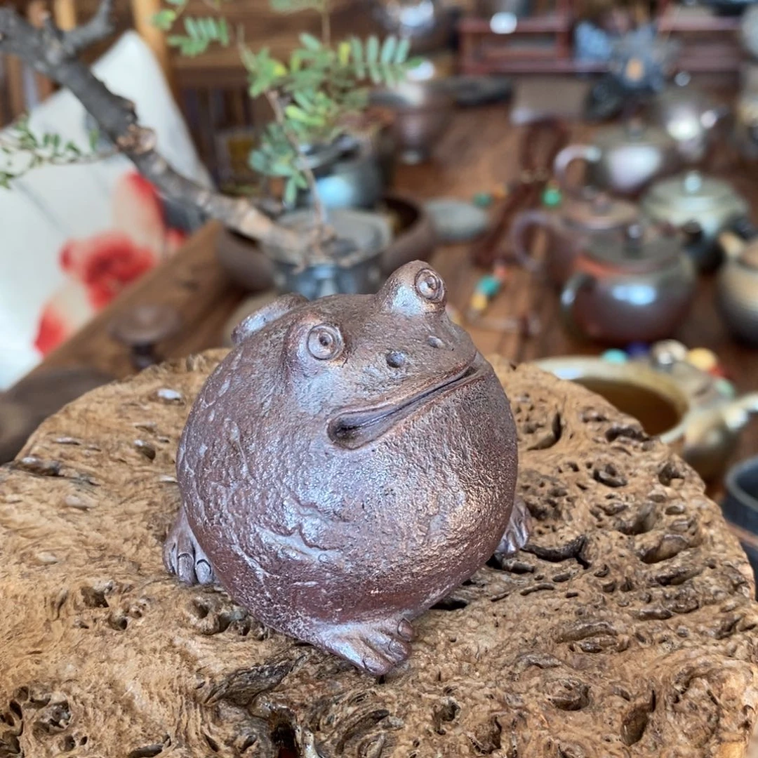 申*辰建水紫陶，全手工纯柴烧茶宠