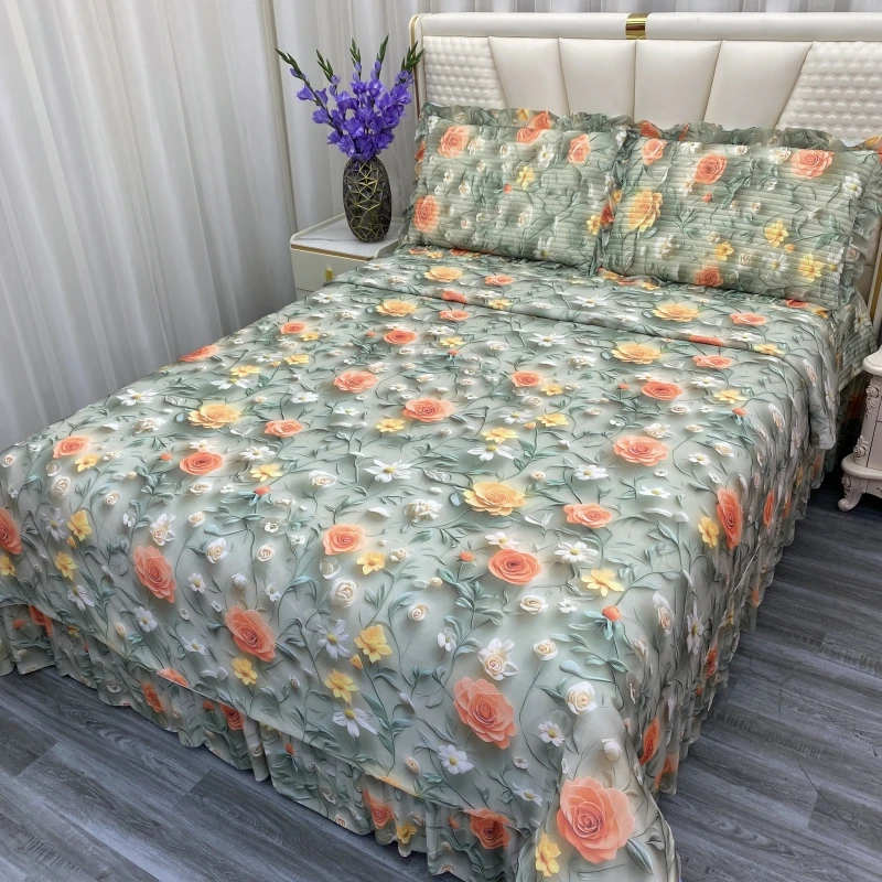 单件6D数码印花夏季凉感丝夏凉被空调被芯薄被子可机洗床上用品