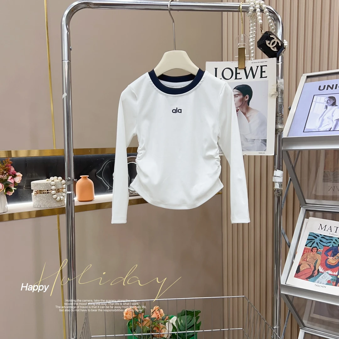 女童2025秋季新款圆领百搭长袖T恤打底衫-1007