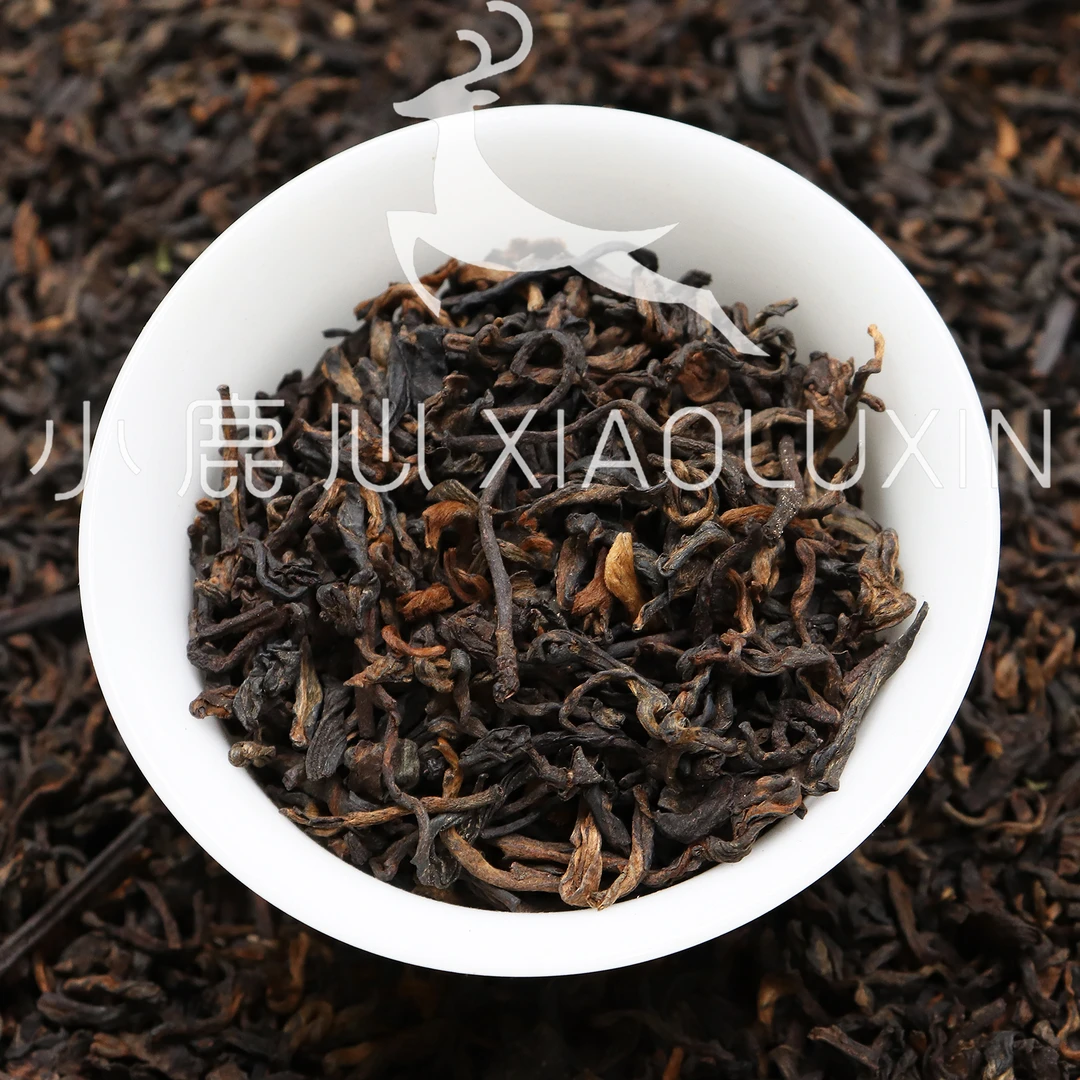 南糯山糯香金芽熟普 ① 小鹿收茶 普洱熟茶 散茶（500g）罐装