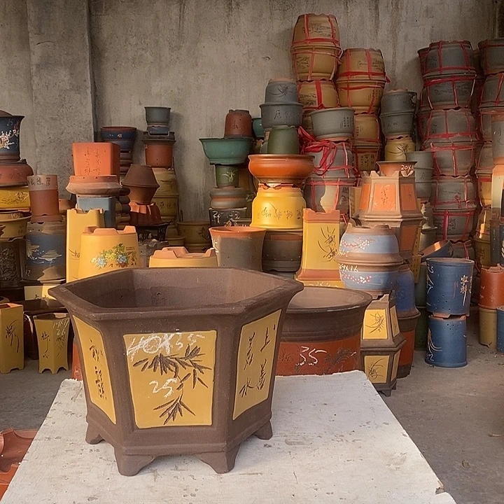 紫砂花盆紫砂花盆