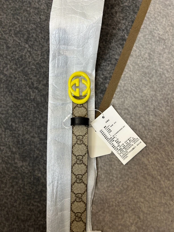 99新 GUCCI/古驰 古驰gucci老花腰带75 99新