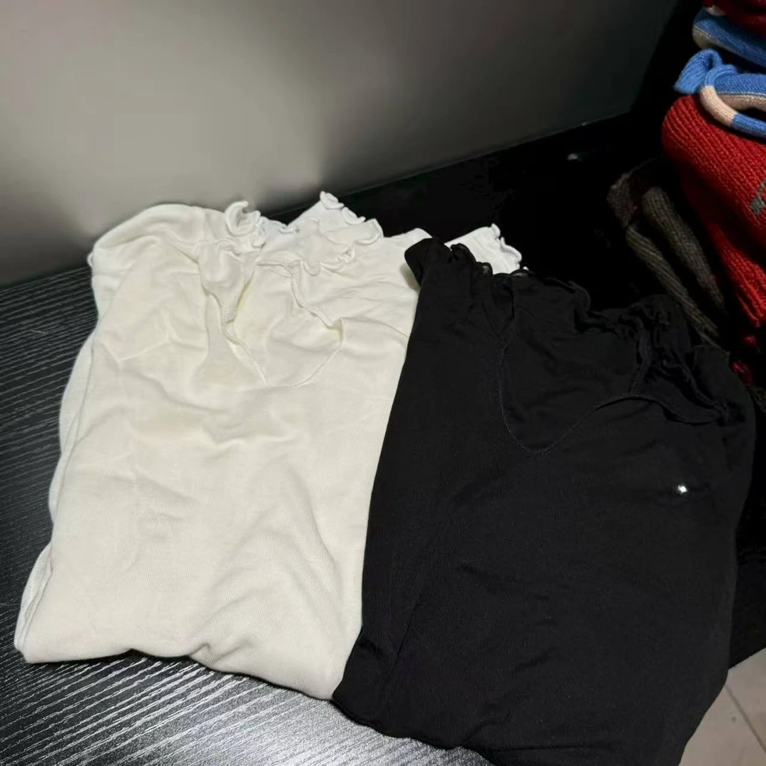 【刘噗噗】芯片家 韩代真丝长袖小衫25152