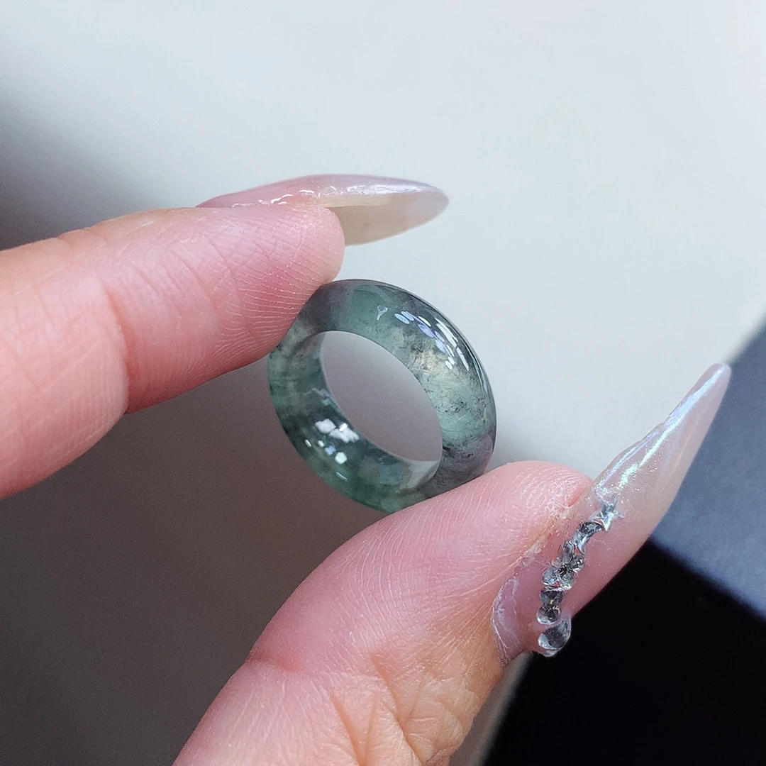 翡翠戒指未镶嵌6-7号