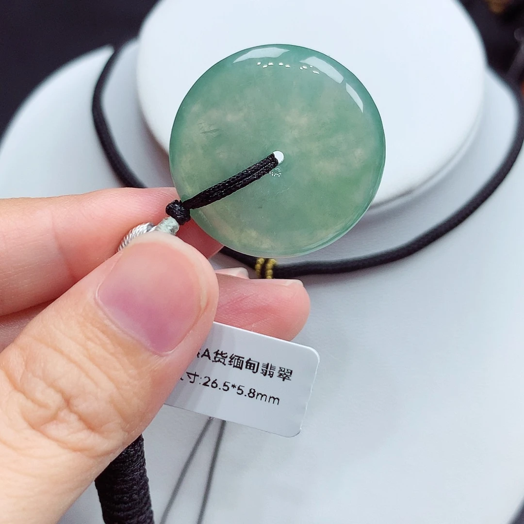 翡翠未镶嵌颈饰翡翠10，26.5/5.8