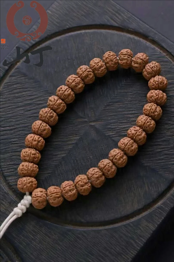 老树王小金刚闭眼入！天然南瓜桩牛津红玉化 秒沉盐水毕业级手串