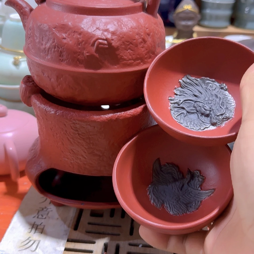 瑕疵茶具，介意勿拍莫***夏