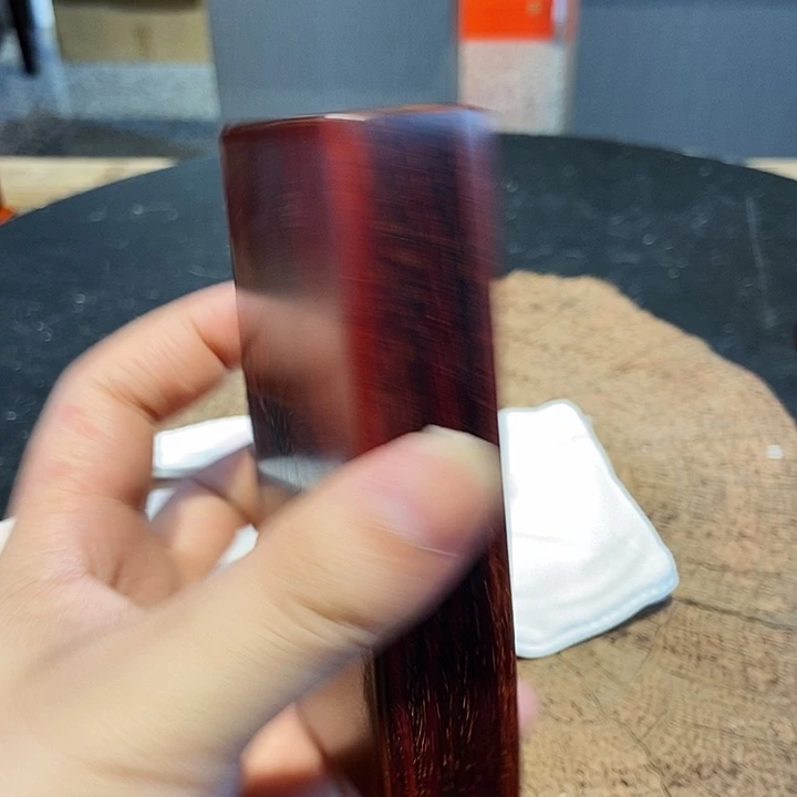 有***理紫檀木类端景台罐子
