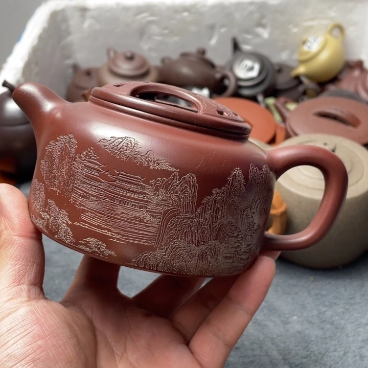 茶壶紫砂紫砂微瑕