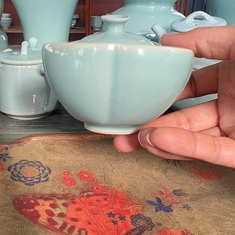 汝瓷花瓣主人杯福利