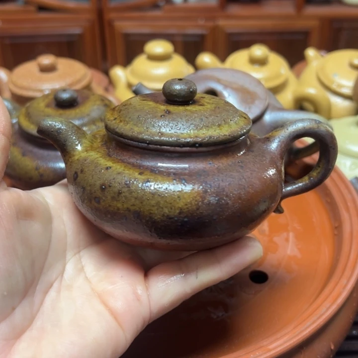 ****言紫砂茶杯宜兴原矿段泥