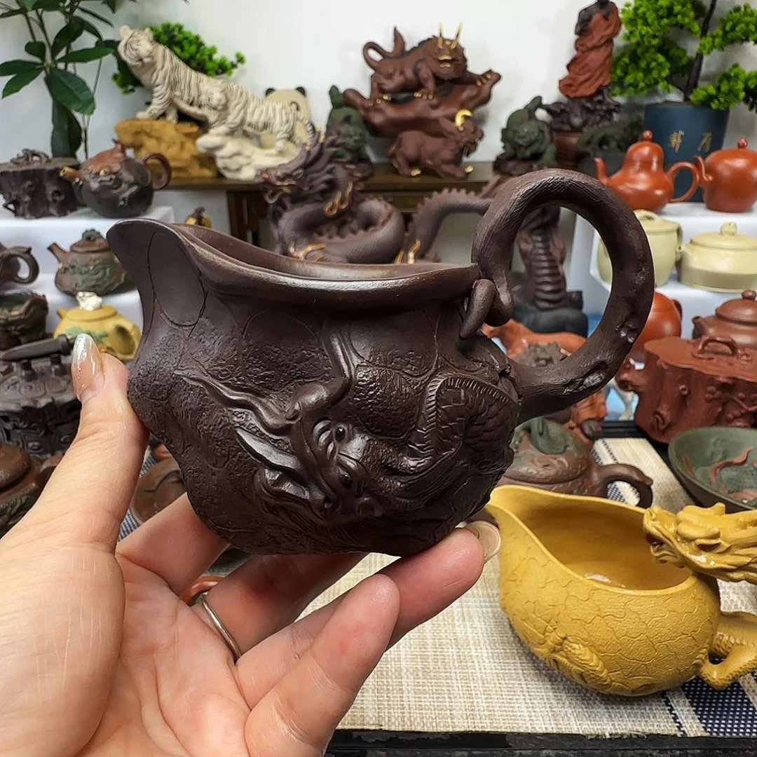 茶杯紫砂龙行天下