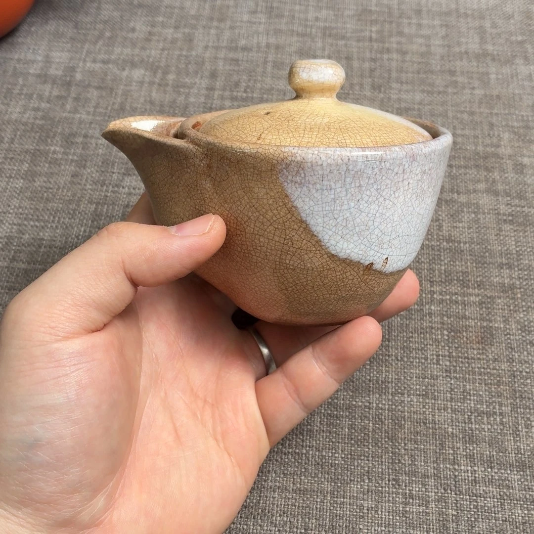 紫砂茶壶日本回流 秋烧宝瓶茶器