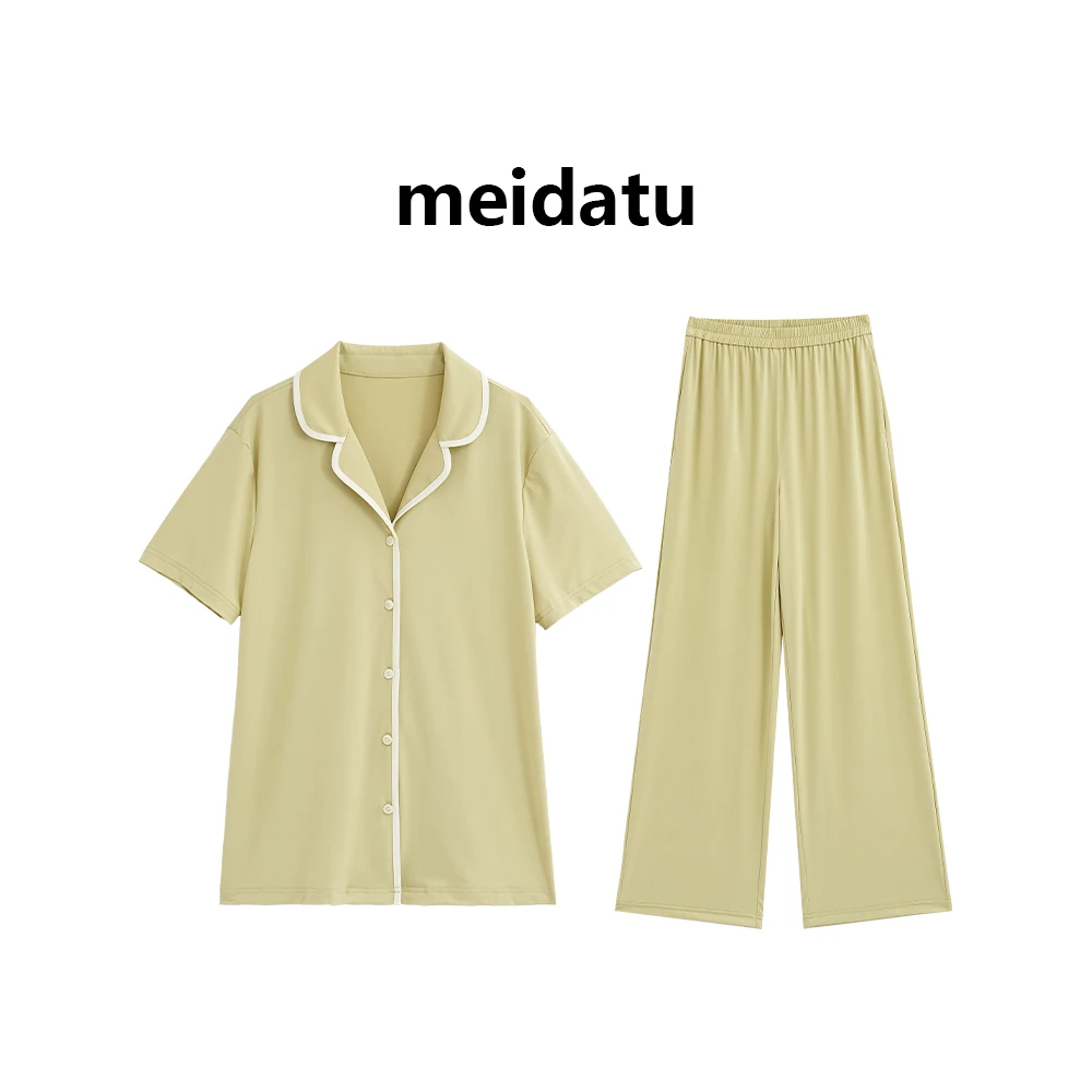 美哒兔（破价款）夏季凉感家居服套装（小个子版）CK1402-5H