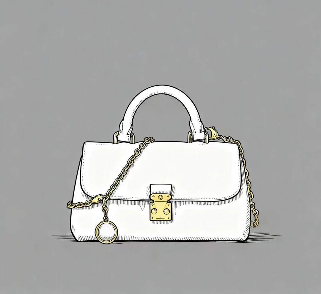 文艺风斜跨包腋下包单肩包小众经典单根魔术贴链条包