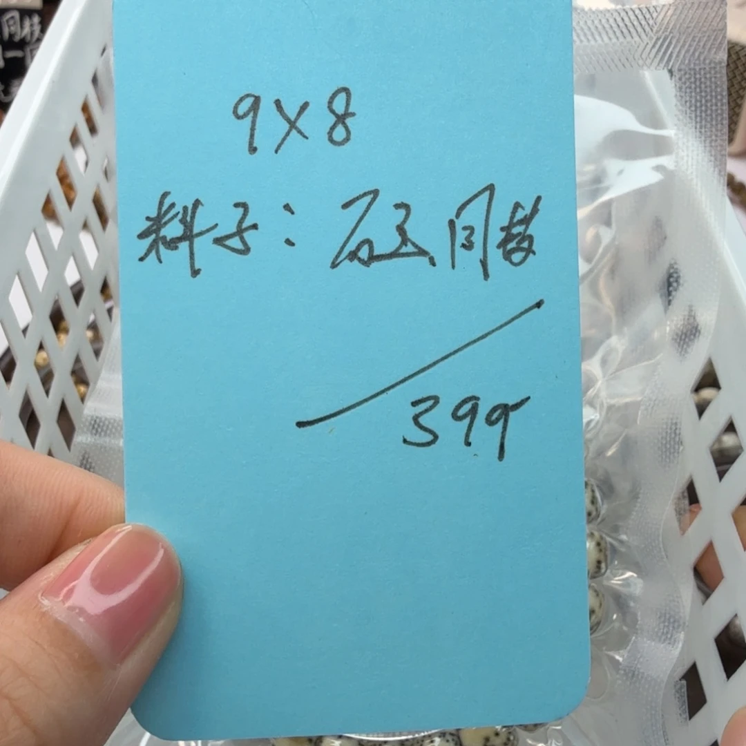 星月菩提吊坠，石玉9×8