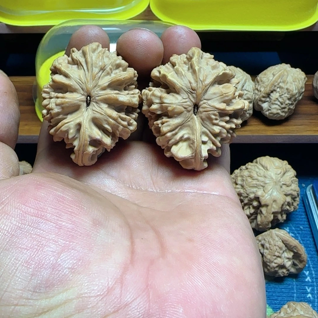 吊坠文玩核桃官帽一帆风顺