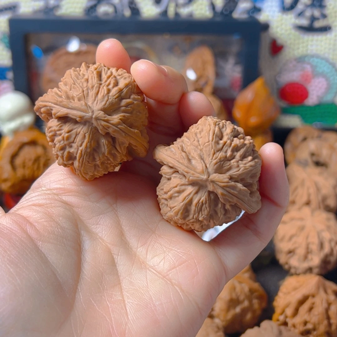 把件文玩核桃白狮子39