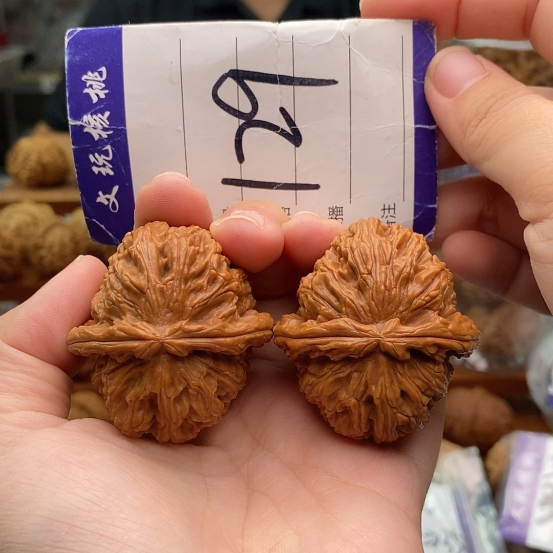 把件文玩核桃42白狮子