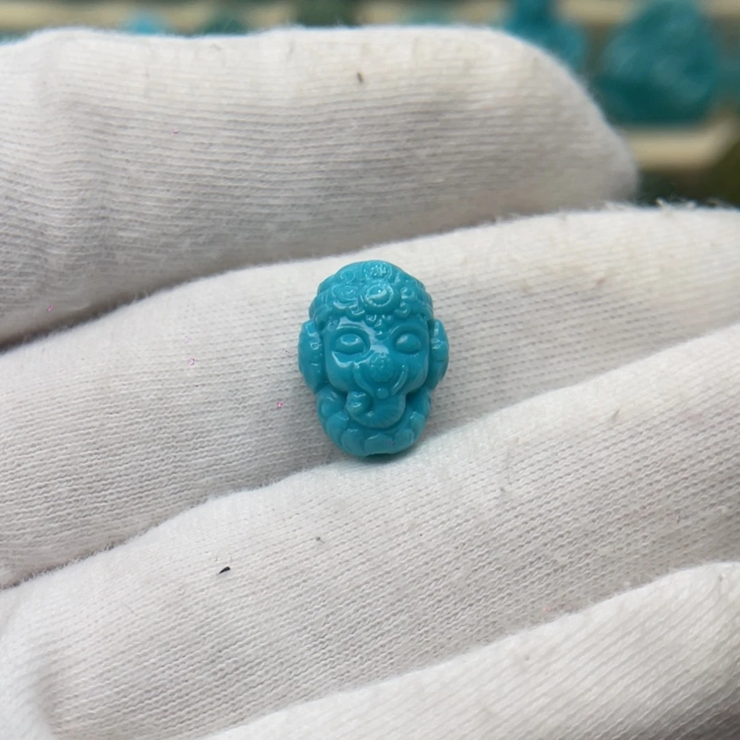 绿松石未镶嵌颈饰卡11-14.3-8.5