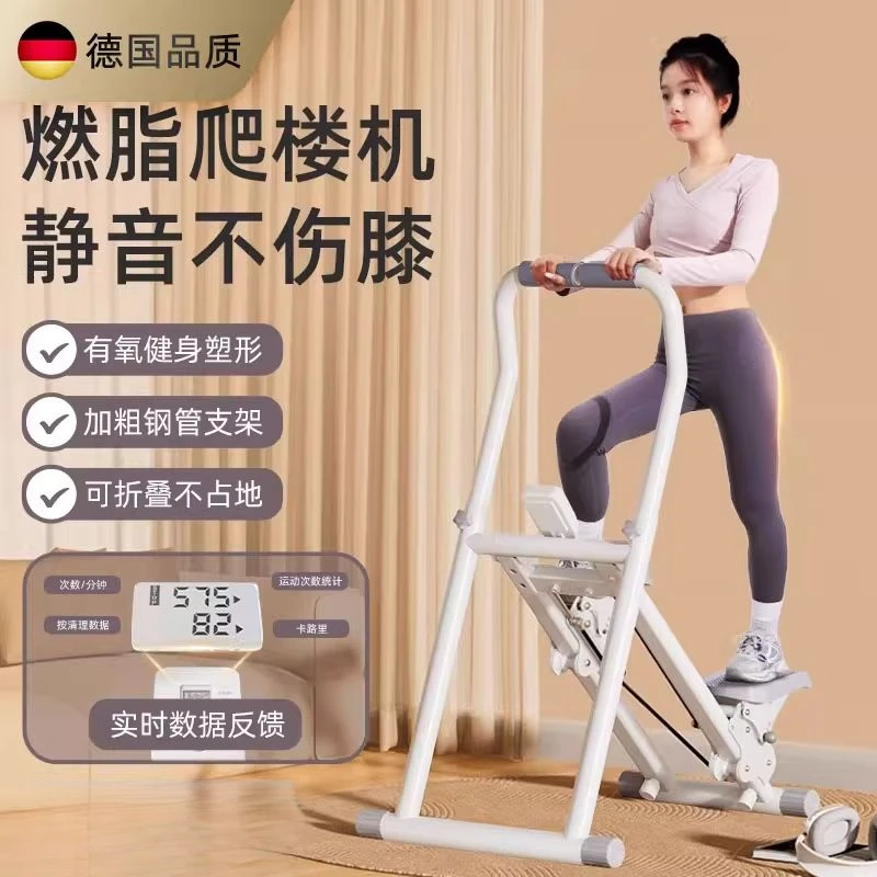 德国多功能爬楼机健身家用器材燃脂减脂踏步机攀爬坡静音运动发带