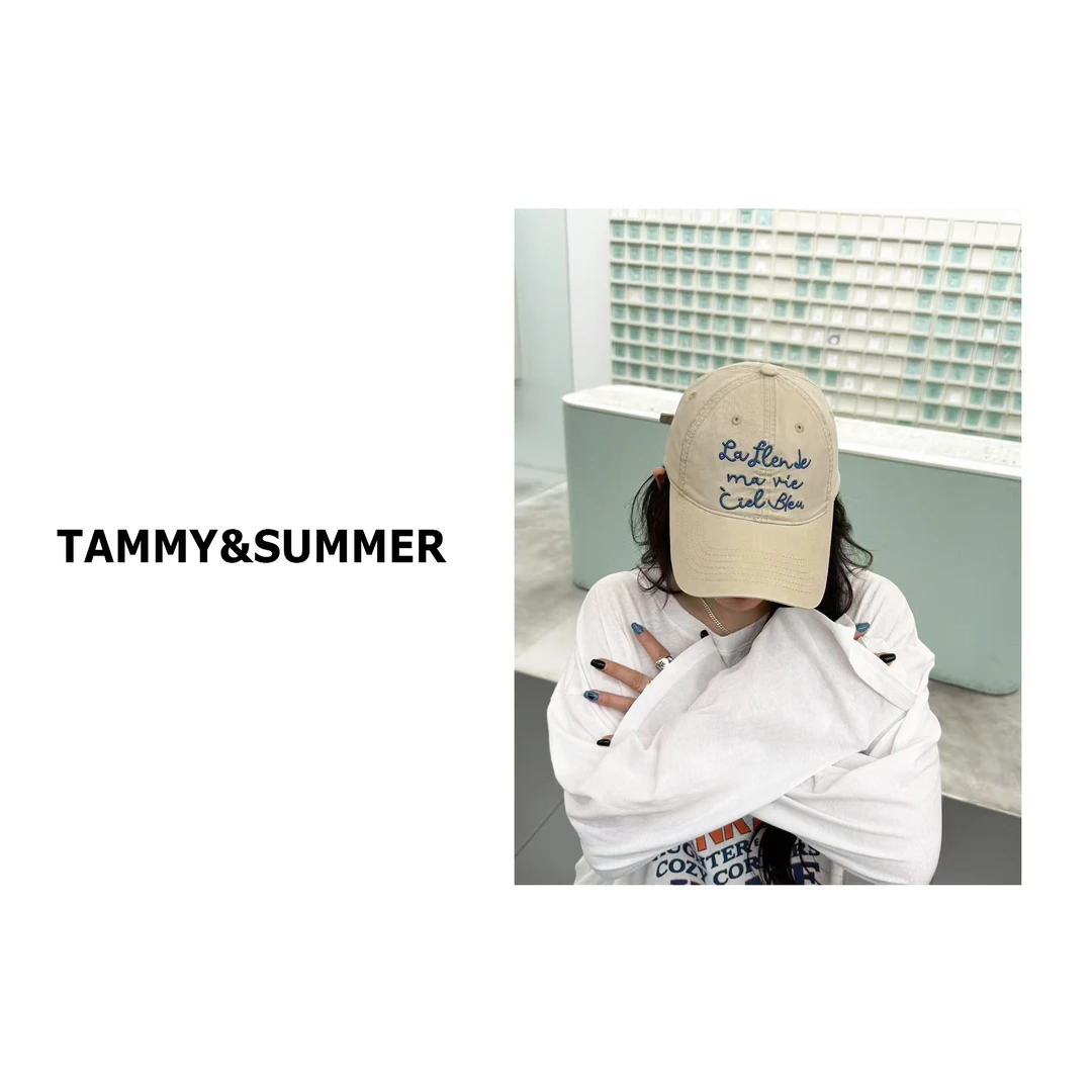 【Tammy&Summer】韩版百搭显脸小棒球帽时尚字母刺绣鸭舌帽250112