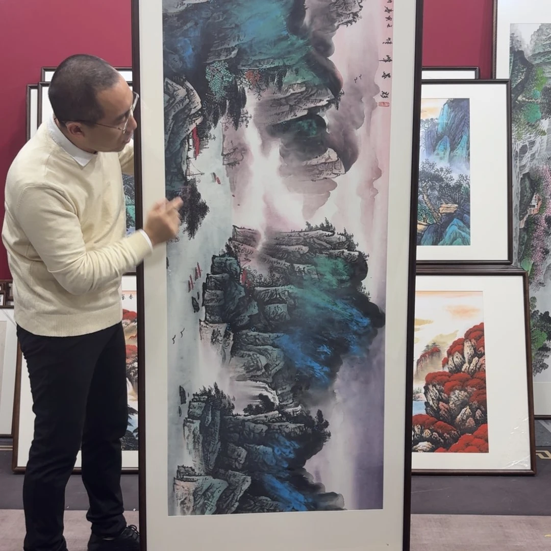 国画手绘作品210/80