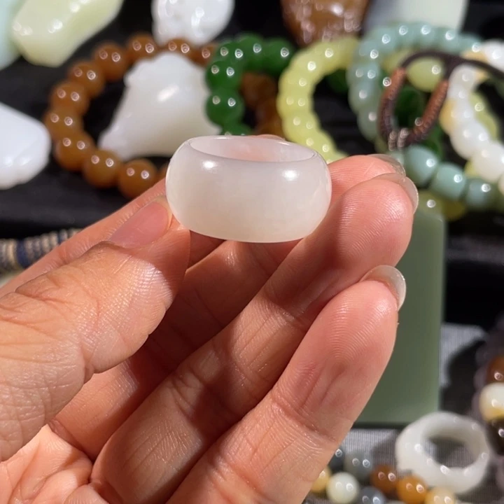 和田玉戒指未镶嵌M*