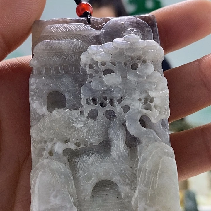 和田玉挂件未镶嵌有瑕