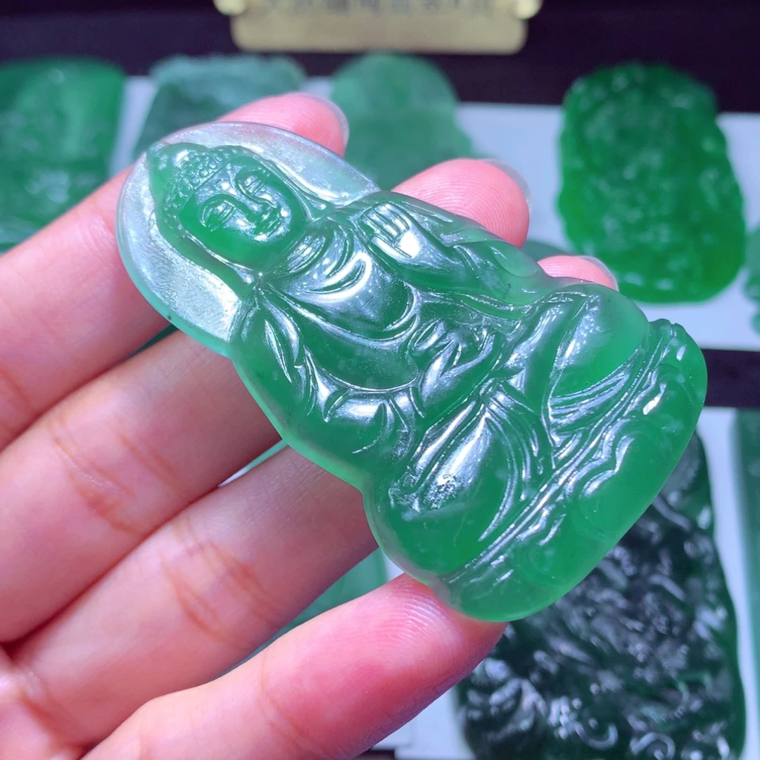 悟***识定制翡翠未镶嵌天然