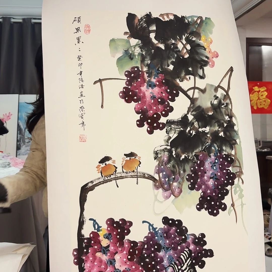 国画纯手绘图纯手绘制