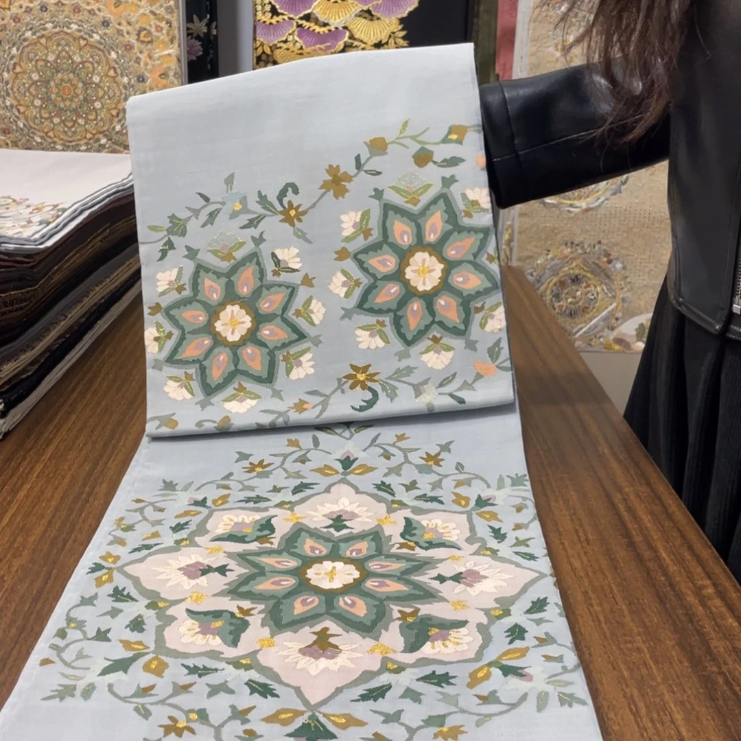 织绣50 唐锦西阵织桌旗