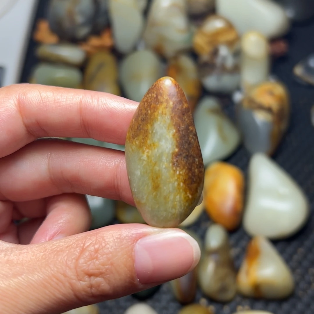 和田玉未镶嵌挂件10