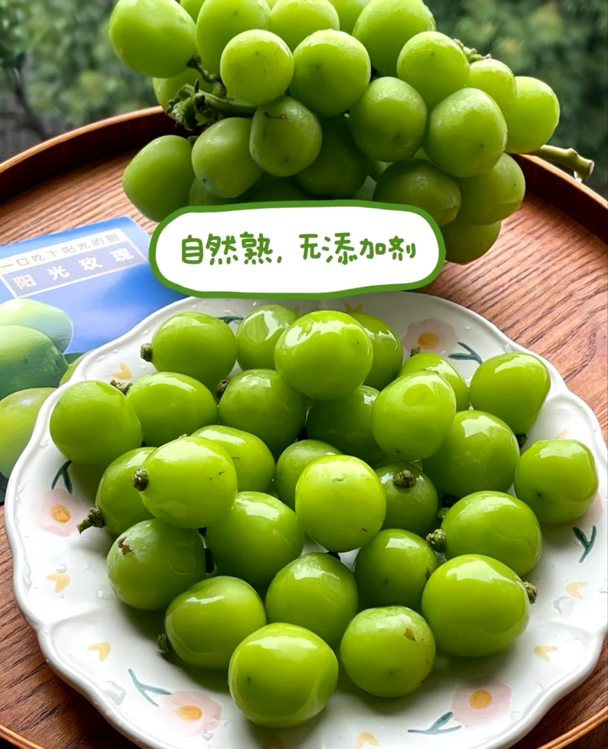 阳光玫瑰产地直发自然成熟脆甜多汁A级优选晴王葡萄