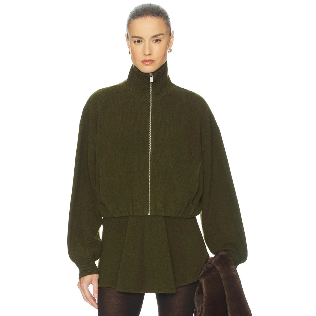 HELSA JOSEFINE 飞行员款 橄榄色 短外套