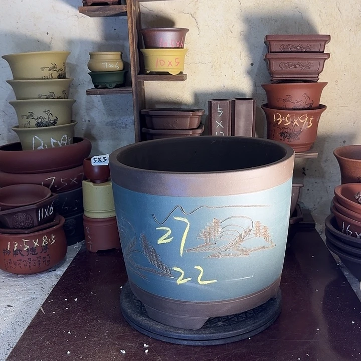 宜兴市紫砂花盆手工制作