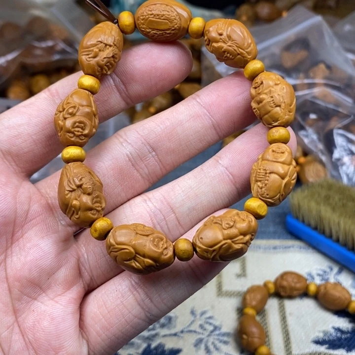 橄榄核手串/手链橄榄核雕工艺手串