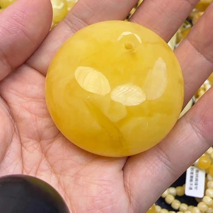 未镶嵌颈饰蜜蜡天然蜜蜡