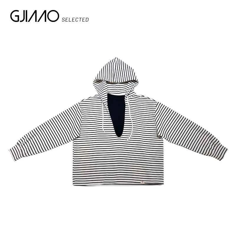 70322 假两件条纹卫衣