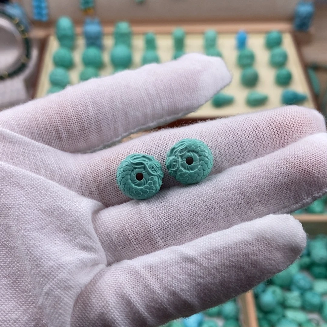 湖北精品雕刻龙扣12mm