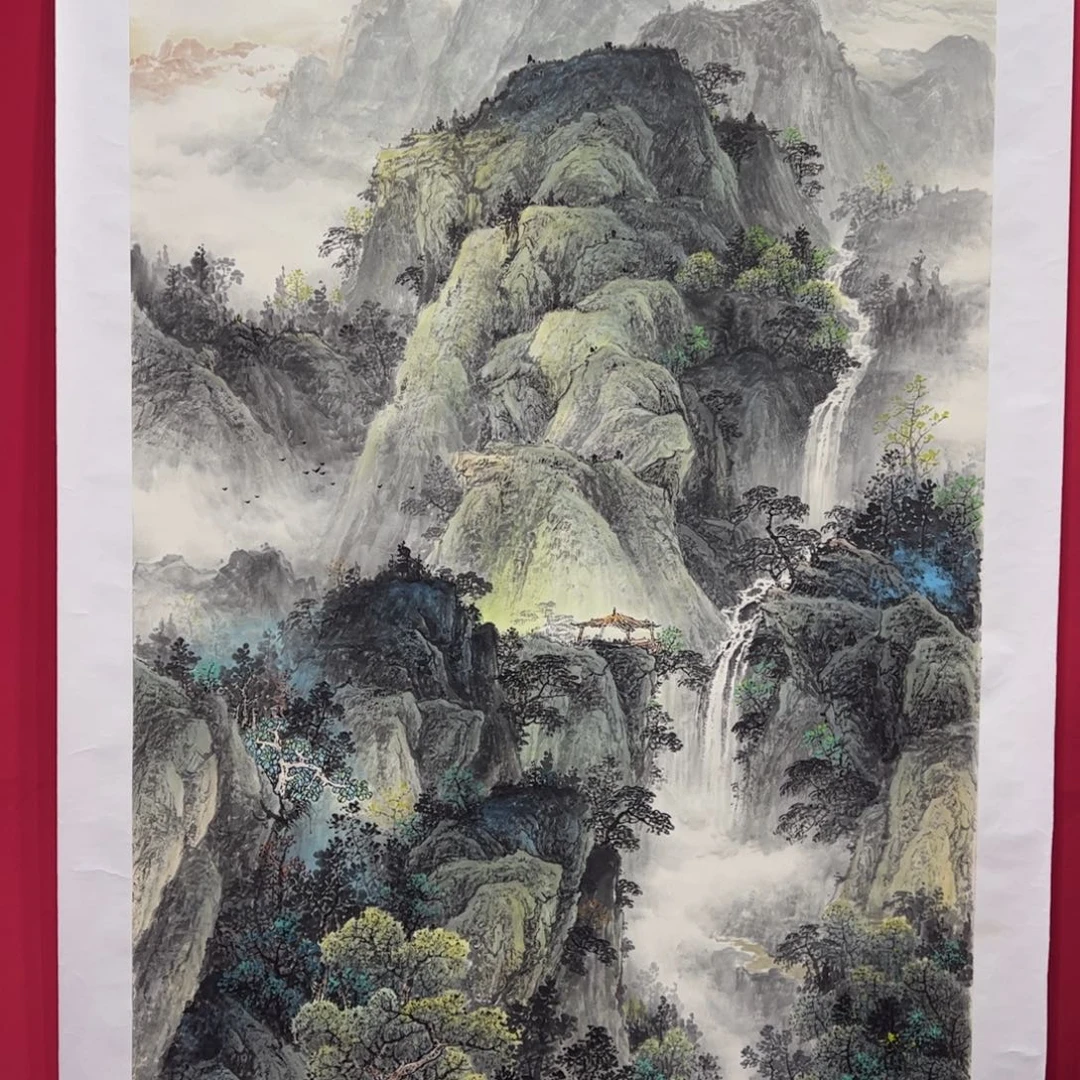 一***雨国画刘兴文老师精品