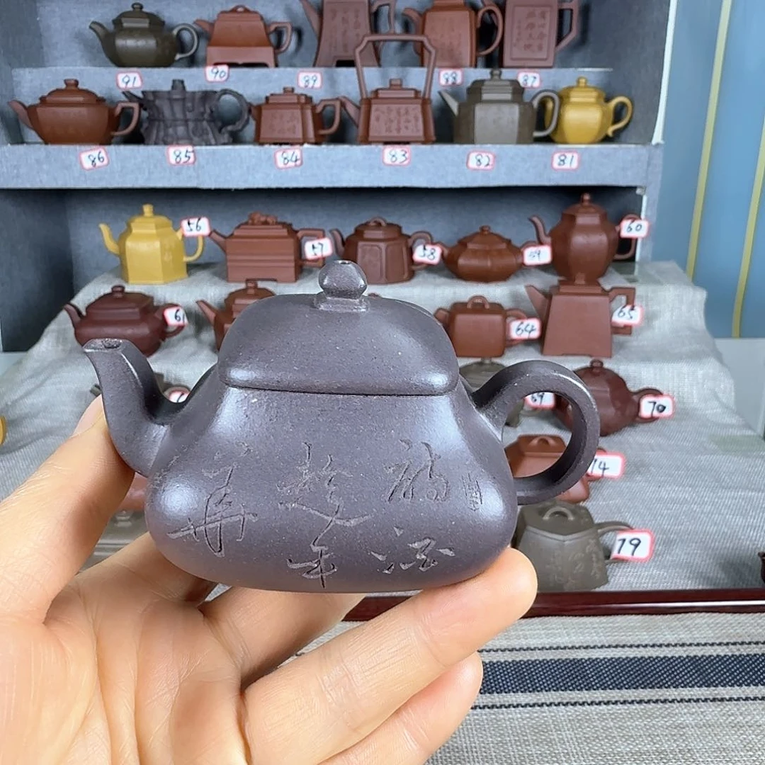 紫泥茶壶全手工制作