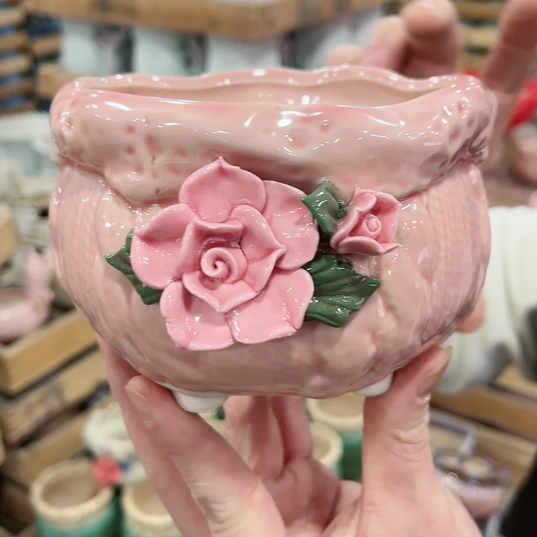 【闪购商品】陶瓷福利品凑满10元发货陶瓷花盆