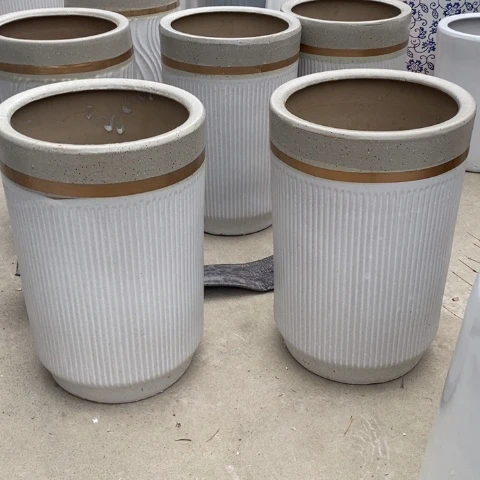 低腰高脚细白绿中号 口25/39
