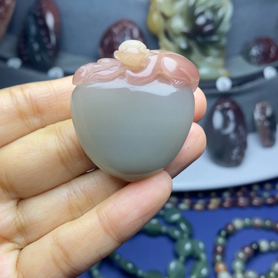 玛瑙/玉髓未镶嵌吊坠(不含链)