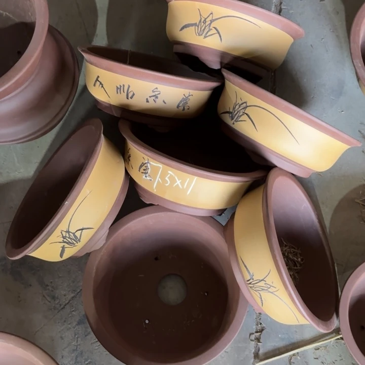 花盆紫砂100-7。   27.5-11。