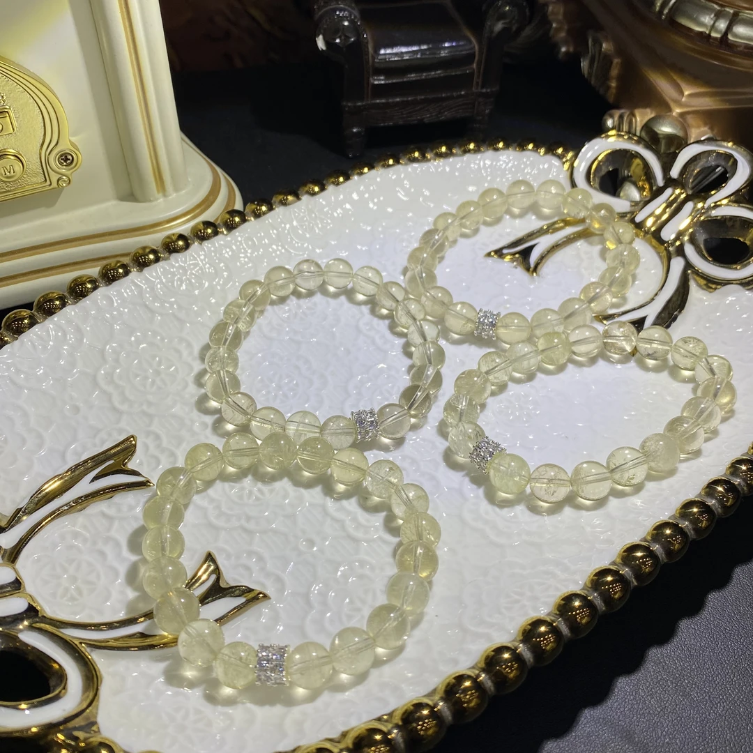 X922-天然黄水晶手串单圈设计款-多样性发其一